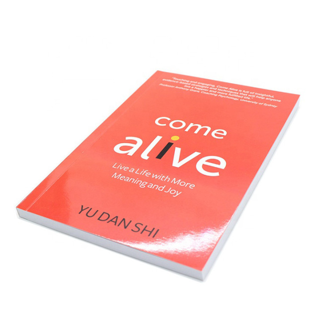 China Book Printing Services Paperback Novel Books Full Color Printed Softcover Book