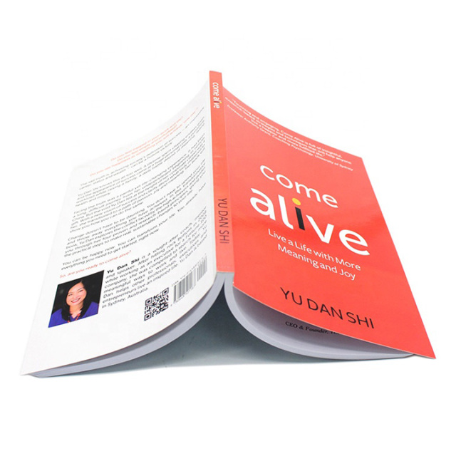 China Book Printing Services Paperback Novel Books Full Color Printed Softcover Book