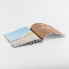 Custom Printing Brochure Booklet Full Color Paperback Business Softcover Book Printed