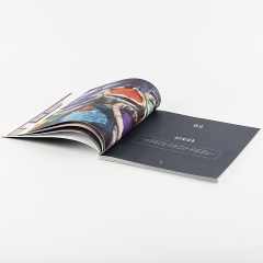 Custom Printing Brochure Booklet Full Color Paperback Business Softcover Book Printed
