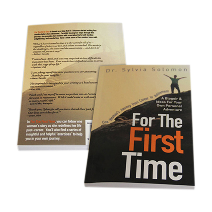 Perfect Binding Paperback Business Books Printing Custom Full Color Softcover Novel Book