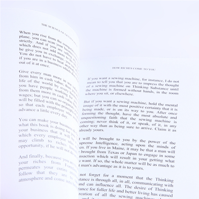 Cheap Printed Business Novel Books Custom Full Color Coat Paper Softcover Book