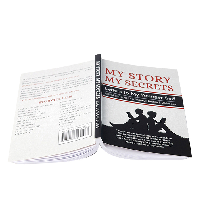 Printed on Demand Paperback Business Novel Books Custom Printing Full Color Softcover Book