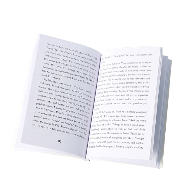 Printed on Demand Paperback Business Novel Books Custom Printing Full Color Softcover Book