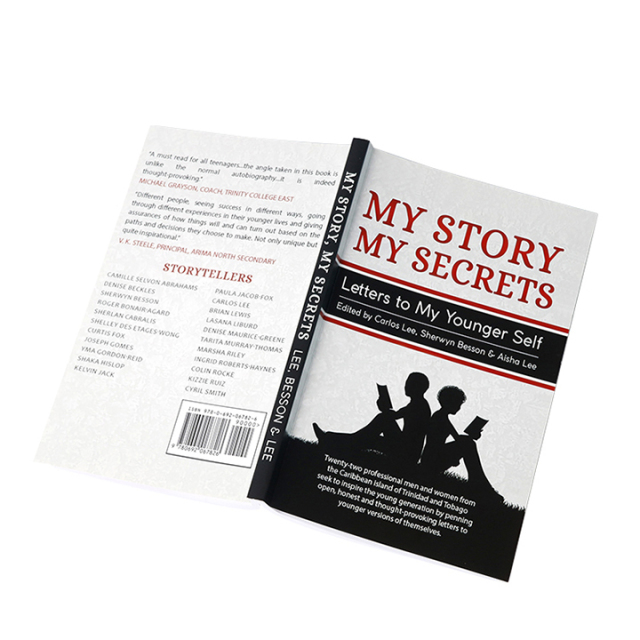 Printed on Demand Paperback Business Novel Books Custom Printing Full Color Softcover Book