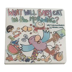 Custom Printed on Demand Children Books Kid Educational Story Board Book