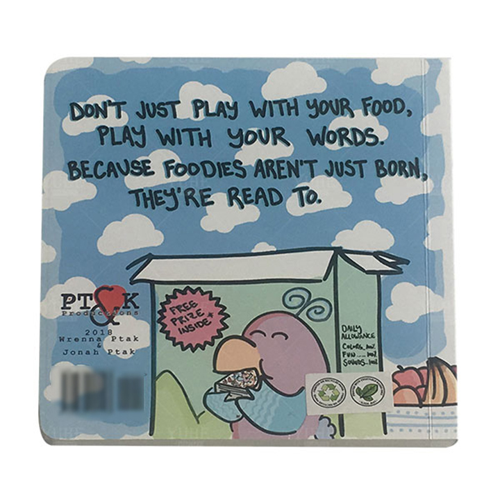 Custom Printed on Demand Children Books Kid Educational Story Board Book