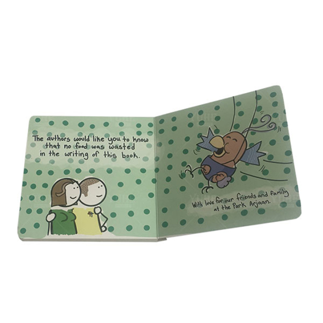 Custom Printed on Demand Children Books Kid Educational Story Board Book