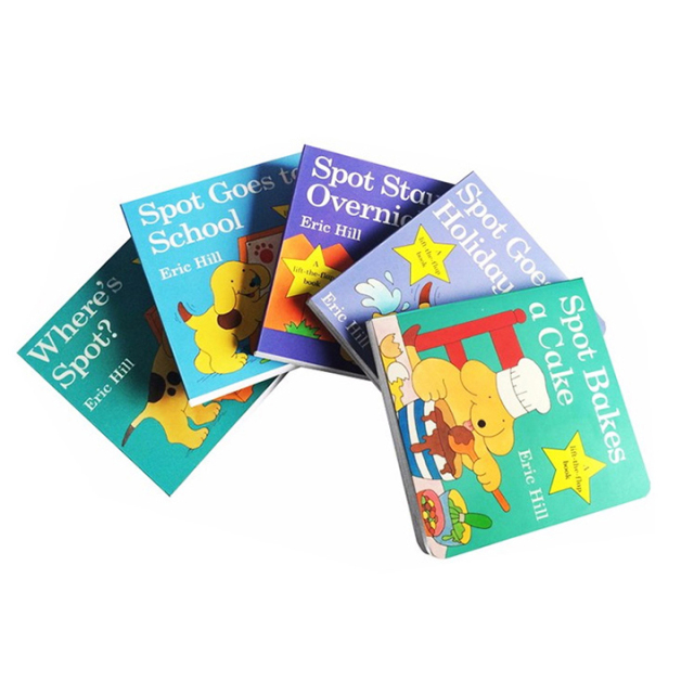 Custom Kid Educational Books Printing Full Color Printed Children Board Book