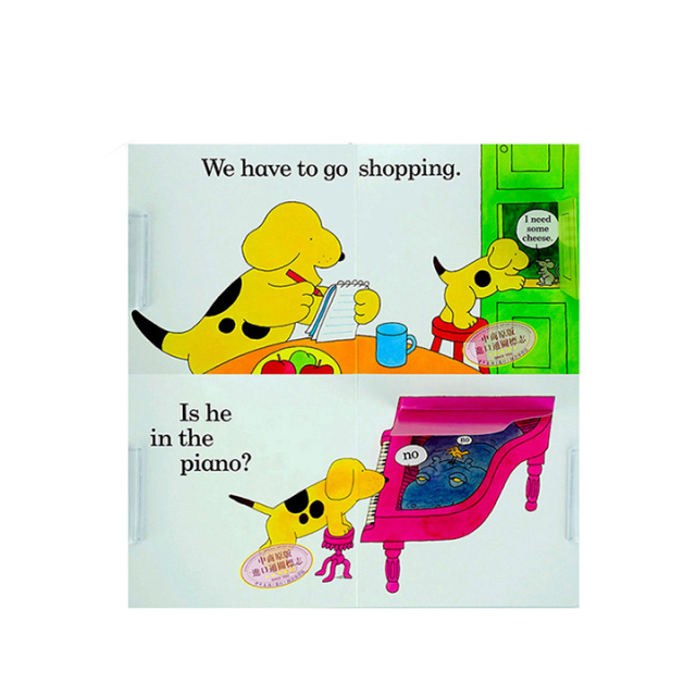 Custom Kid Educational Books Printing Full Color Printed Children Board Book