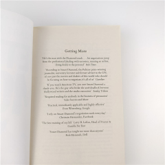 Cheap Printing Novel Books Customizable Paperback Softcover Book