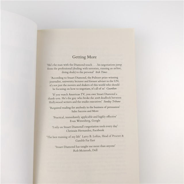 Cheap Printing Novel Books Customizable Paperback Softcover Book