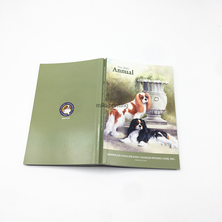 Softcover Novel Book Printing Custom Printed Full Color Silver Hot Stamping Paperback Books