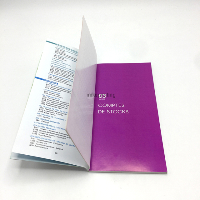 Softcover Textbook Printing Custom Mini Pocket Paperback Books