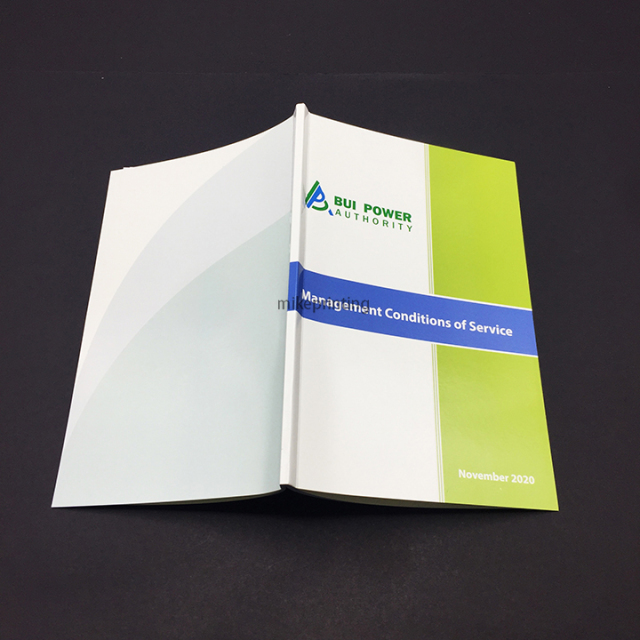 Impression de brochures d'entreprise au format broché, livre personnalisé de haute qualité à couverture souple