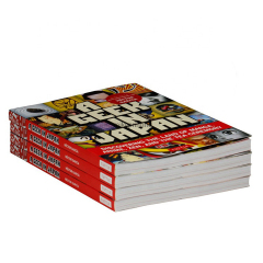 Softcover Manga Books Printing Customizable Perfect Binding Paperback Book