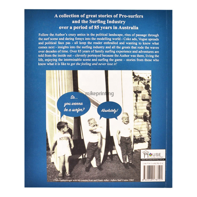 High Quality Softcover Novel Books Printing Custom Perfect Binding Paperback Book