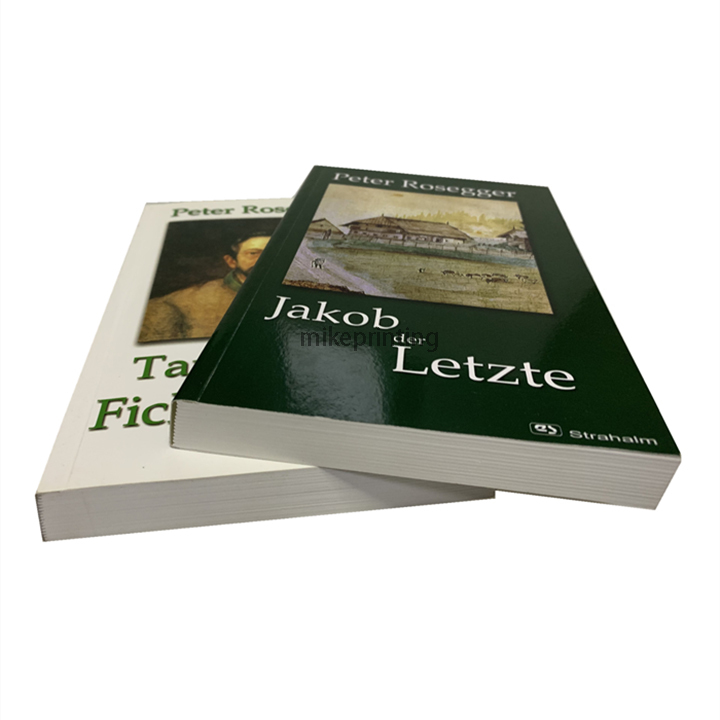 Softcover Novel Books Printing Custom Perfect Binding Business Paperback Book