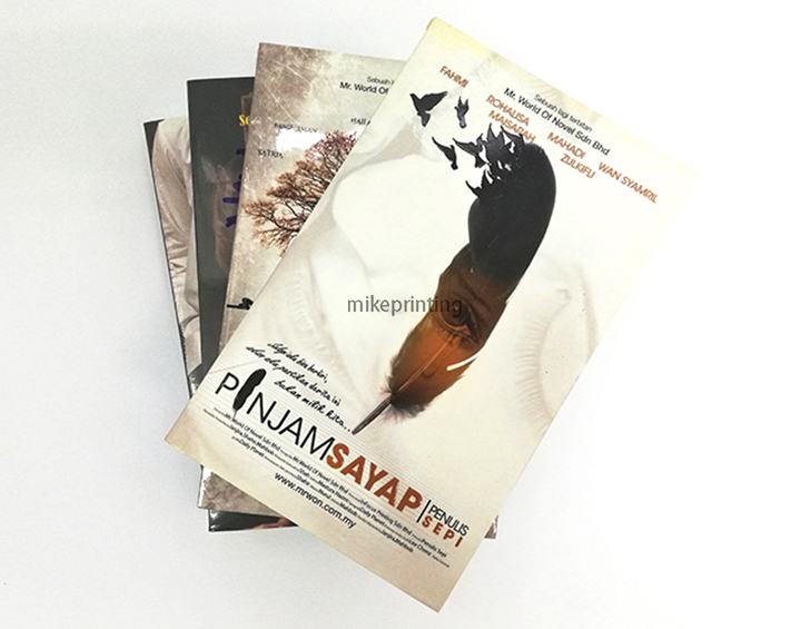 Perfect Binding Softcover Book Printing Custom Full Color Paperback Book
