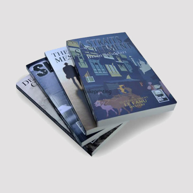 Perfect Binding Softcover Book Printing Custom Full Color Paperback Book