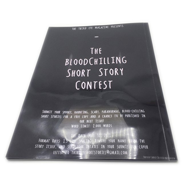 Fashion Magazine Printing Custom Full Color Brochure Booklet