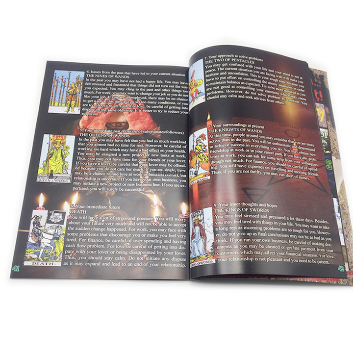 Fashion Magazine Printing Custom Full Color Brochure Booklet