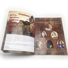 Fashion Magazine Printing Custom Full Color Brochure Booklet