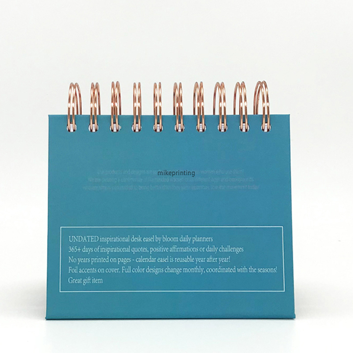 Desk Calendar Custom Printing Spiral Binding 2027 Calendar