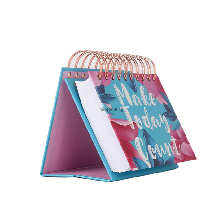 Desk Calendar Custom Printing Spiral Binding 2027 Calendar