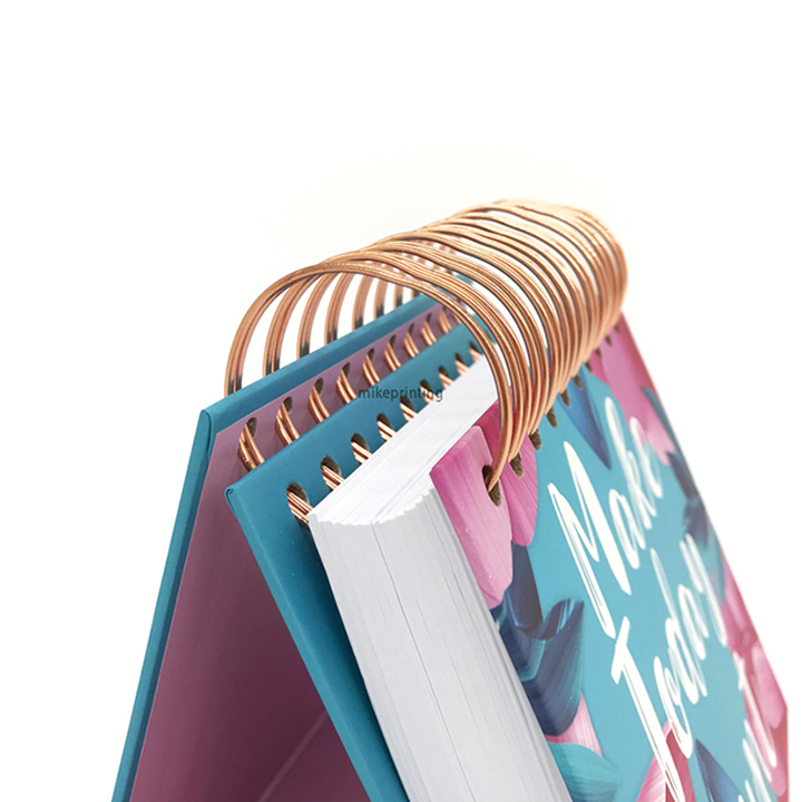 Desk Calendar Custom Printing Spiral Binding 2027 Calendar