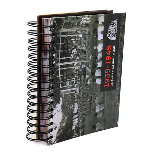 Luxury Desk Calendar Custom Printing Full Color Spiral Binding Calendar