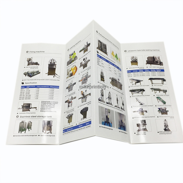 Custom Folding Flyer Leaflet Printing for Business