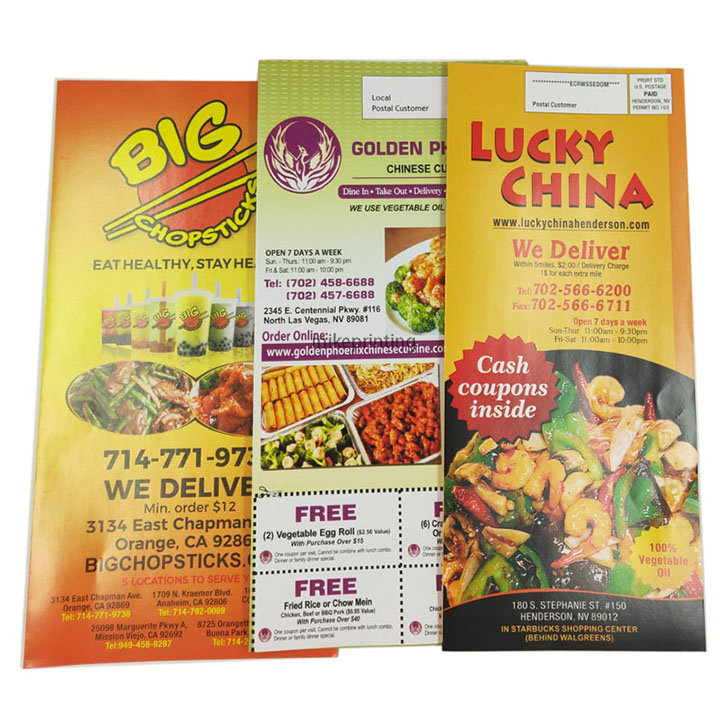 Custom Printing Restaurant Flyer Leaflet