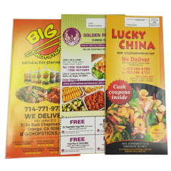 Custom Printing Restaurant Flyer Leaflet
