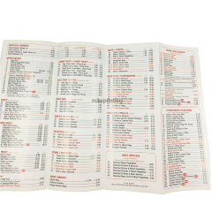 Custom Printing Restaurant Flyer Leaflet