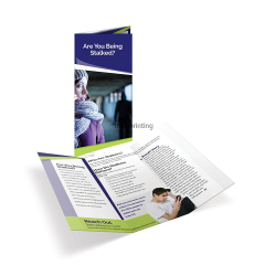 Custom Business Company Flyer Leaflets Printing Full Color Folding Flyer