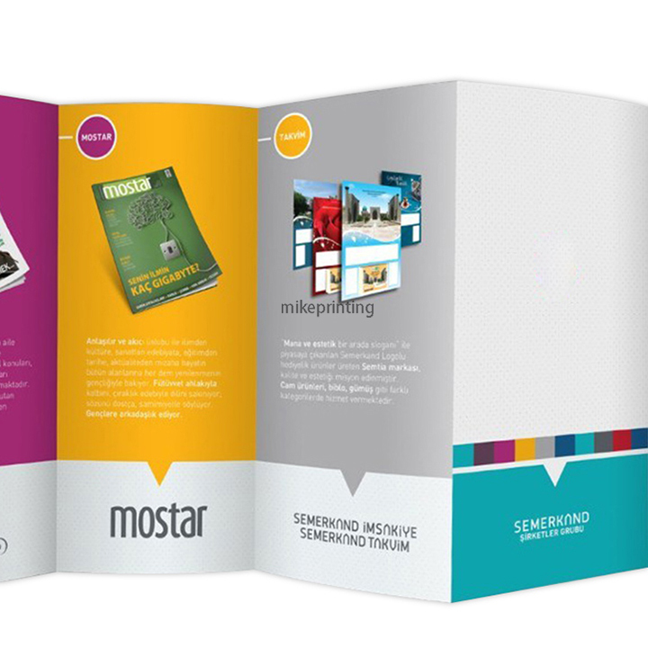 Folding Business Flyer Leaflet Custom Printing