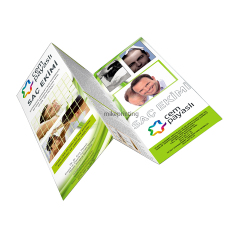 Folding Business Flyer Leaflet Custom Printing