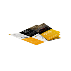 Folding Business Flyer Leaflet Custom Printing