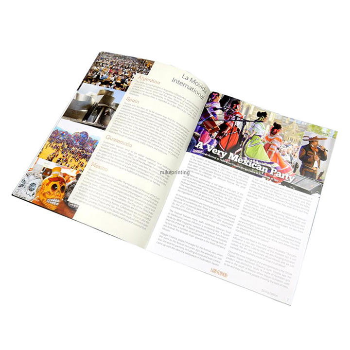 Impression personnalisée de brochures, magazines et livrets en couleur. Impression Mike.