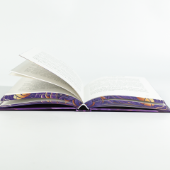 China Printer Custom Book Printing Services Hardcover Sprayed Edge Novel Book with slipcase