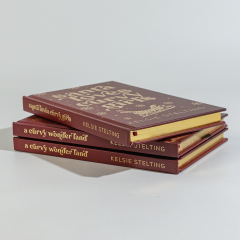 Book Printing Service Sprayed Book Edges Custom Special Edition Novel Hardcover Custom Book