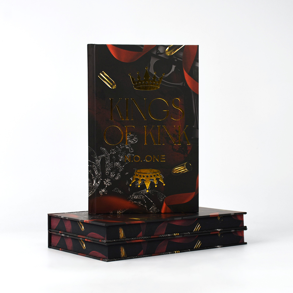 Custom Book Printing Service Painted Sprayed Edge Custom Special Edition Novel Sprayed Edge Book