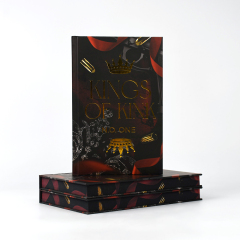 Custom Book Printing Service Painted Sprayed Edge Custom Special Edition Novel Sprayed Edge Book