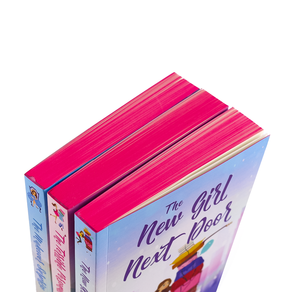 Custom Book Manufacturer Custom Print Quality Special Edition Romantic Novel Books with Sprayed Edge for Authors Publishers