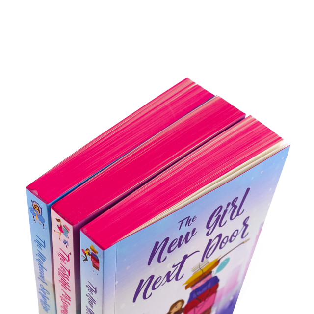 Custom Book Manufacturer Custom Print Quality Special Edition Romantic Novel Books with Sprayed Edge for Authors Publishers