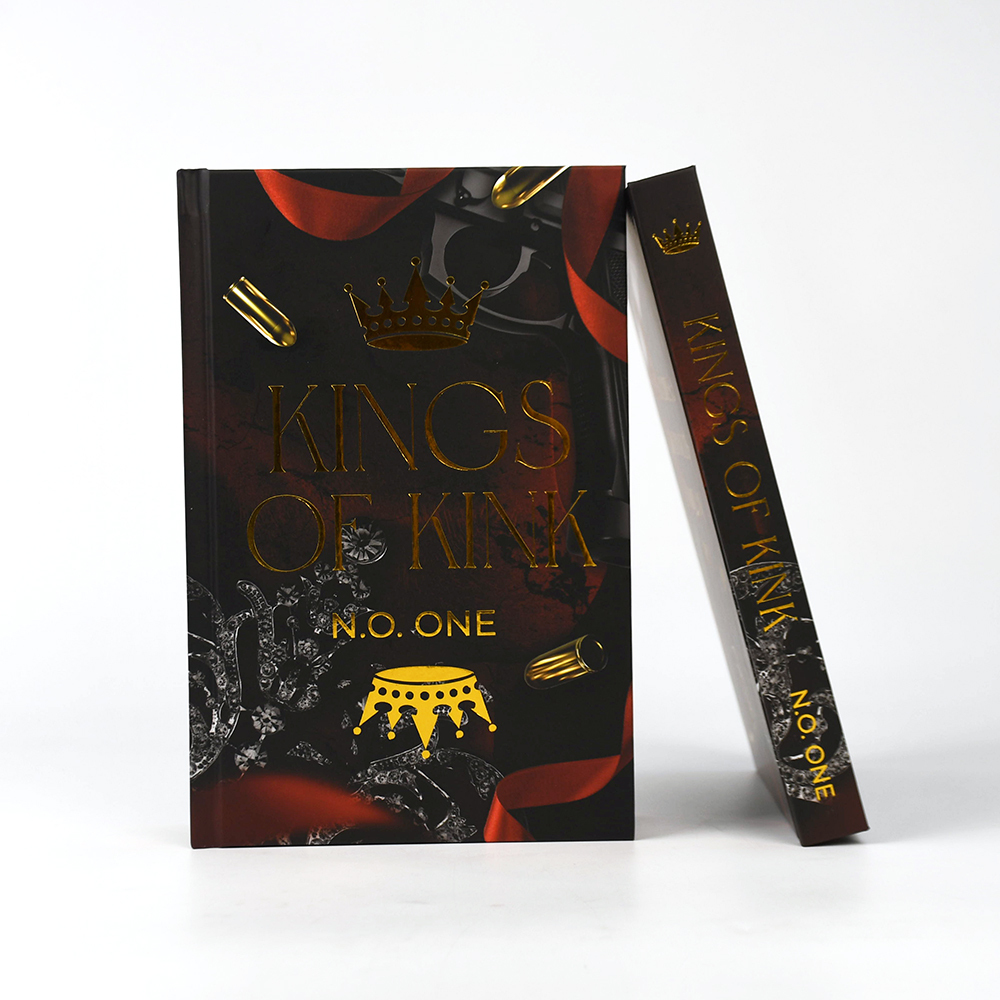 Custom Book Printing Service Painted Sprayed Edge Custom Special Edition Novel Sprayed Edge Book