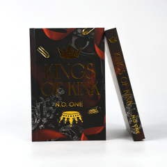 Custom Book Printing Service Painted Sprayed Edge Custom Special Edition Novel Sprayed Edge Book