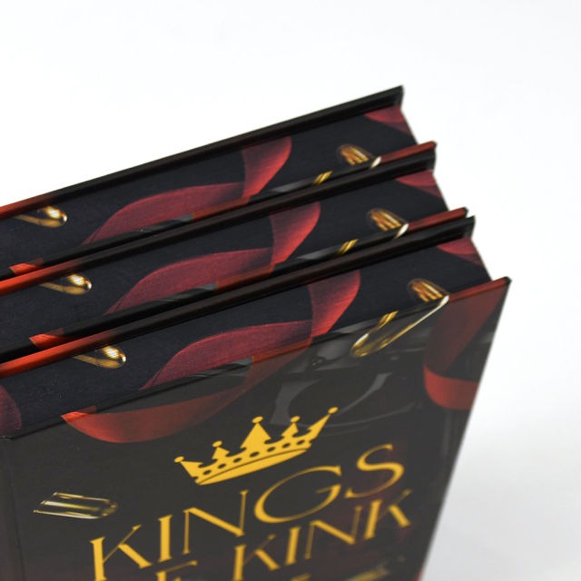 Custom Book Printing Service Painted Sprayed Edge Custom Special Edition Novel Sprayed Edge Book
