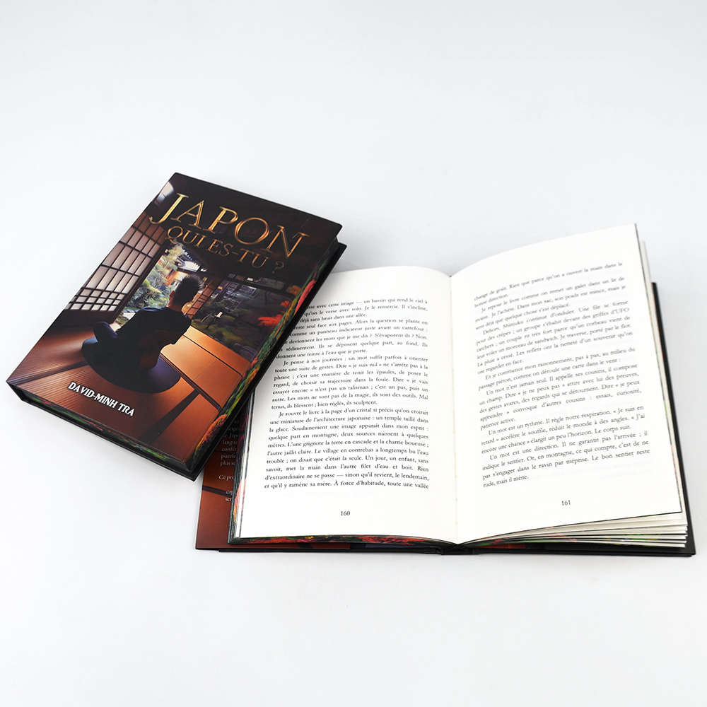 China Printer Offer Custom Book Printing Services Hardcover Books with Painted Sprayed Edge Novel Book Printing